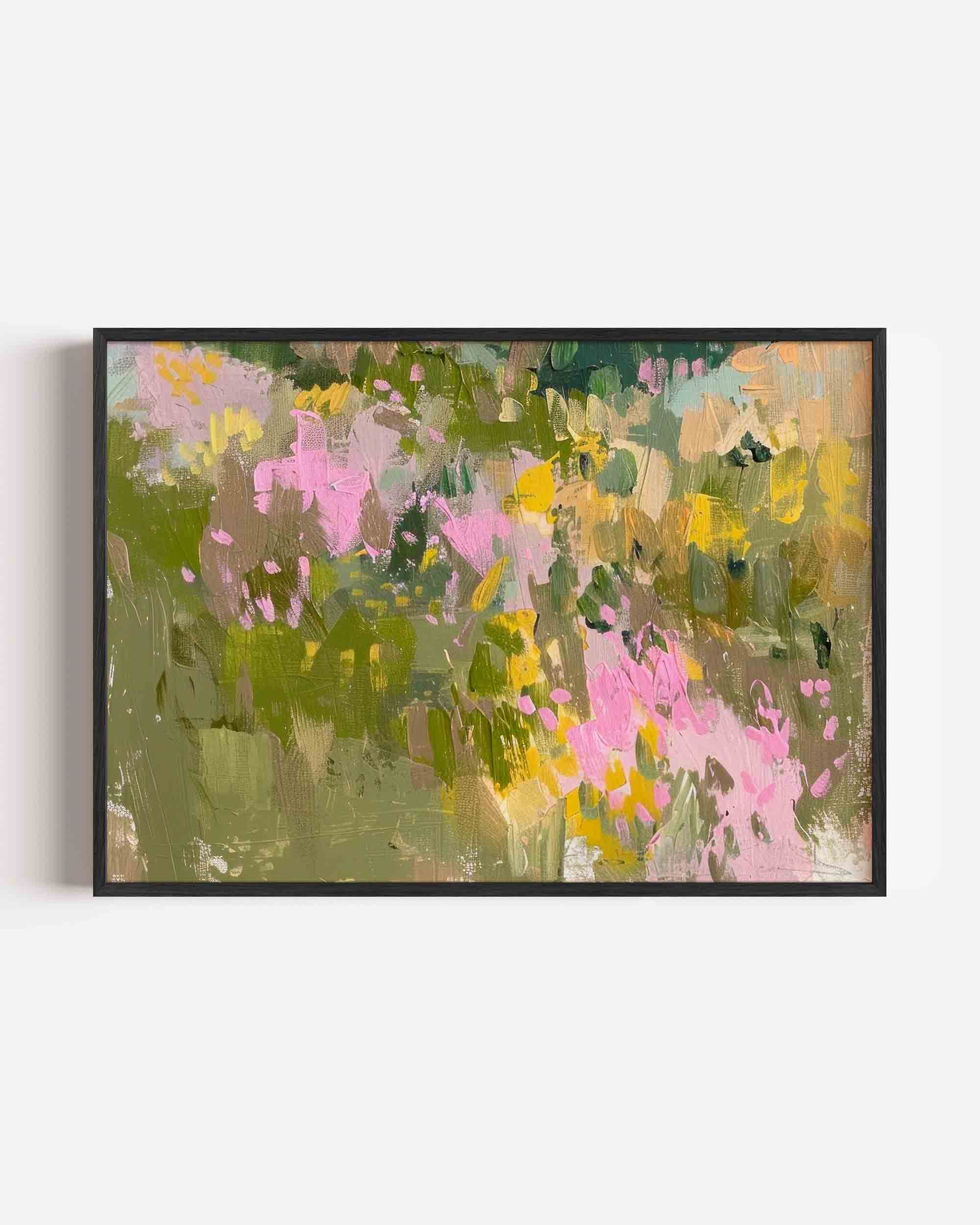 Abstracte bloemen Poster