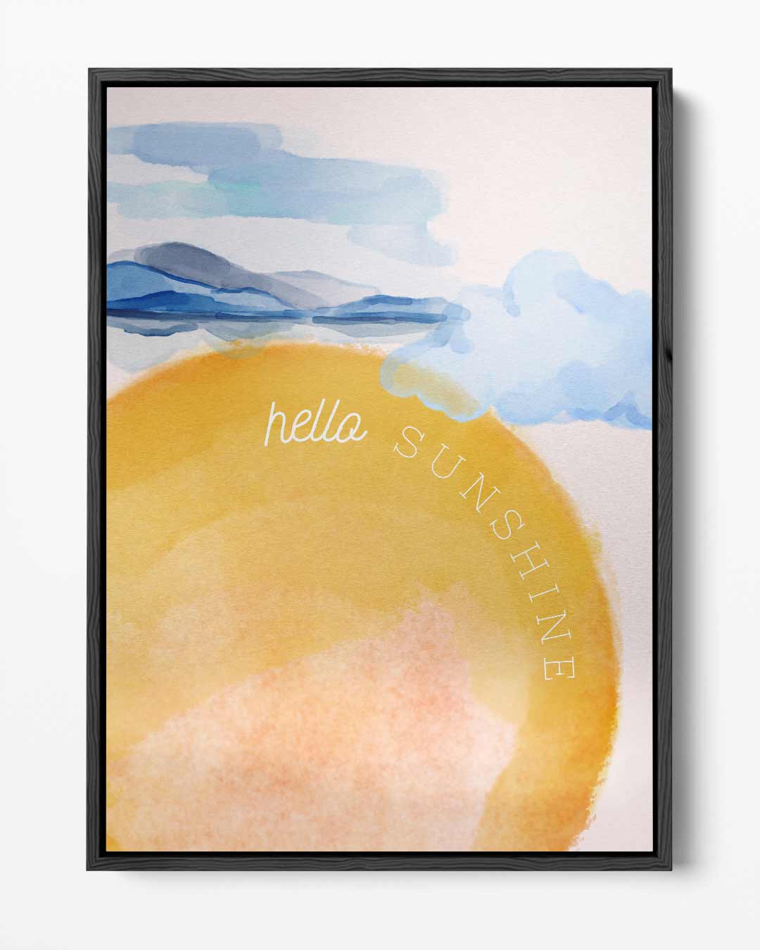 Zonneschijn Groet Kunstwerk-canvas-dibond-plexiglas-wanddecoratie-WallArtistic