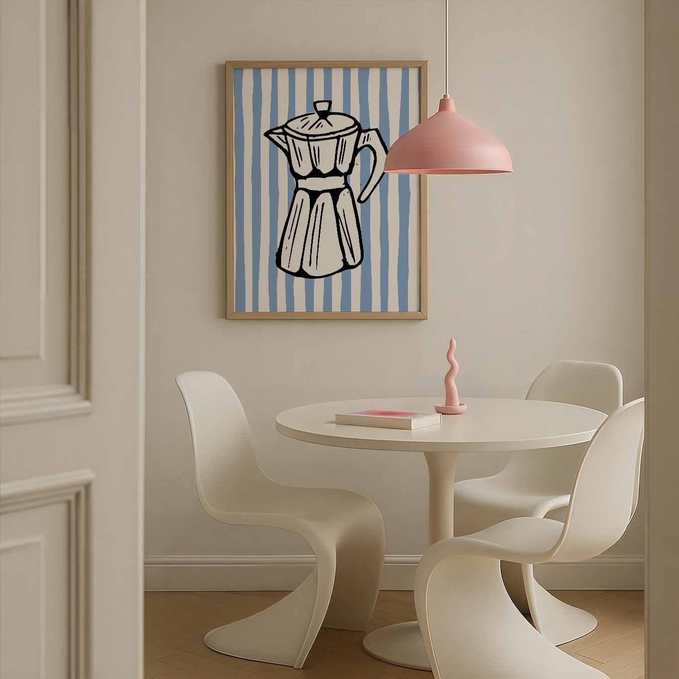 Retro Koffiepot Poster