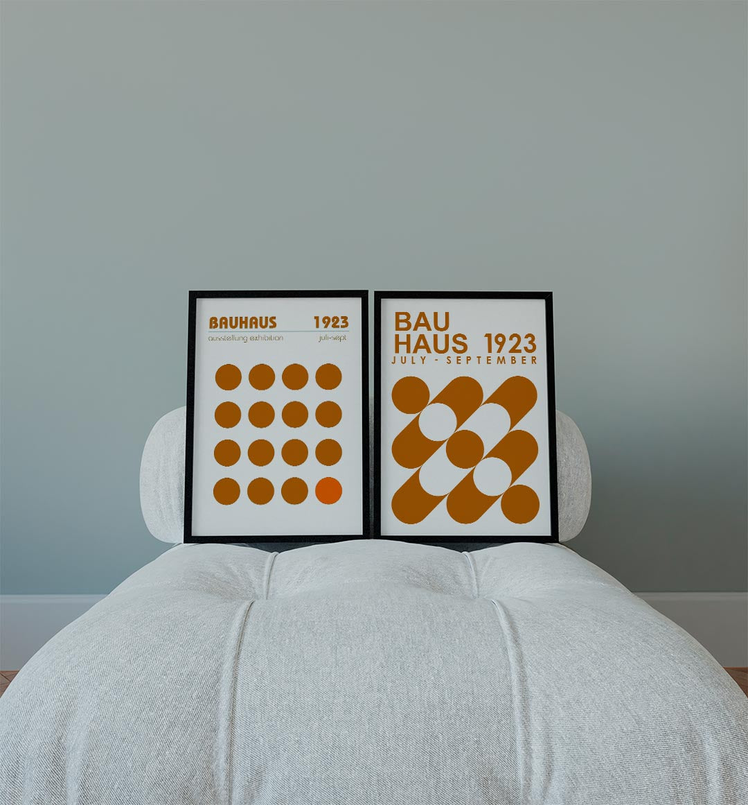 Cirkelritme en kleur Posterset