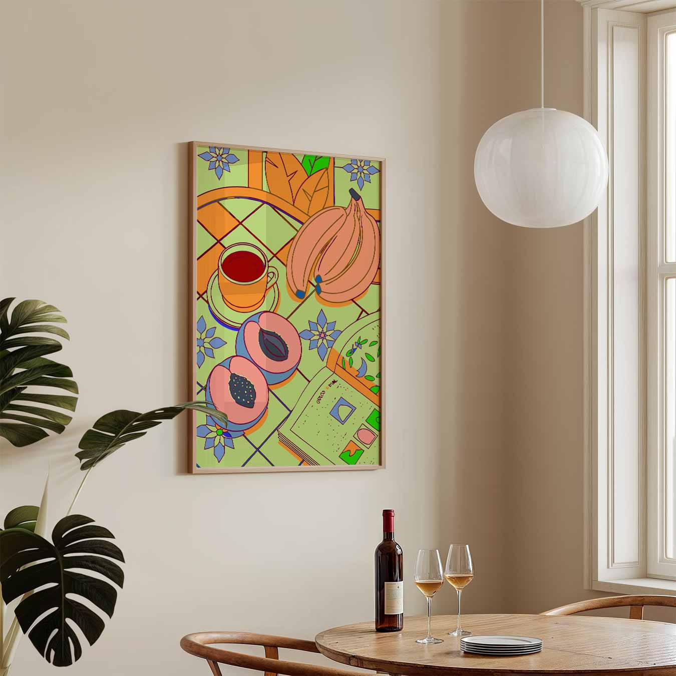 Kleurrijk Ontbijt Moment Poster