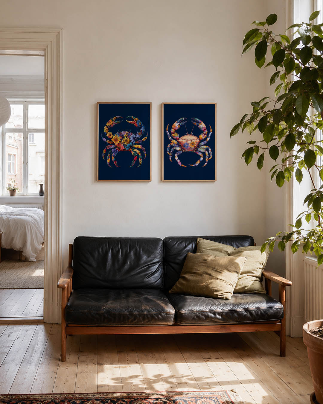 Bloemenkrab Posterset