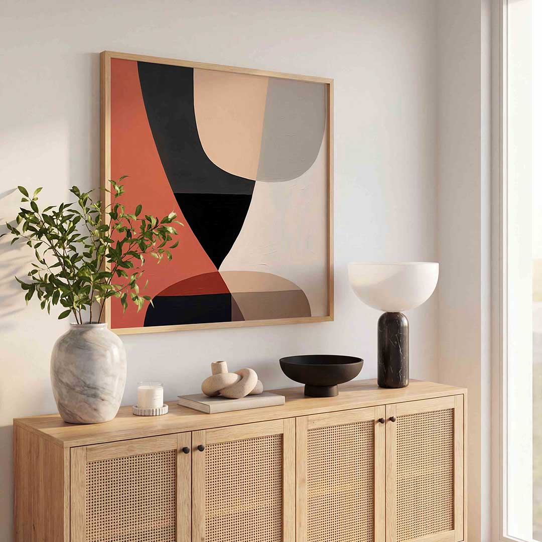 Abstracte vormen Poster