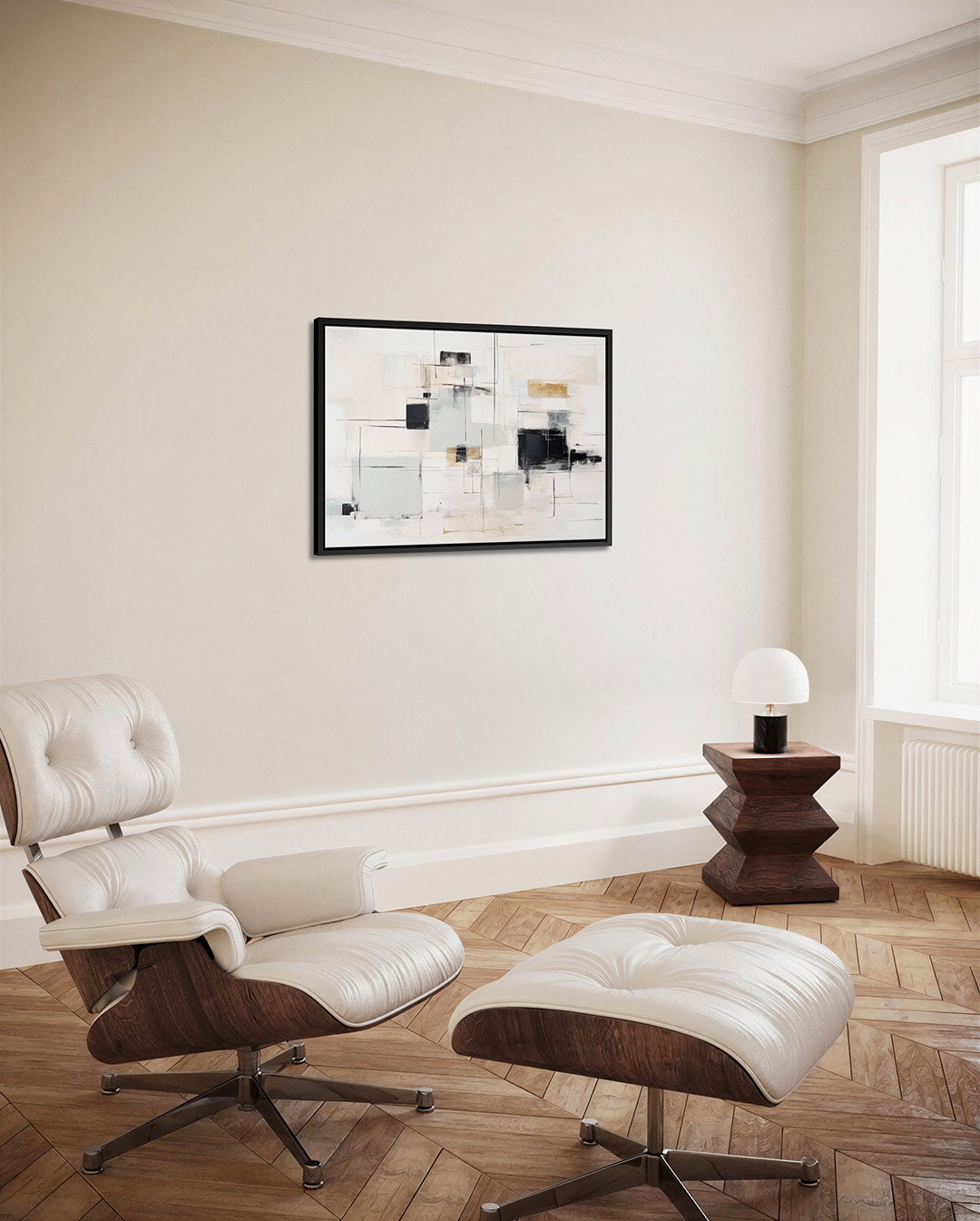 Geometrische lijnen Kunstwerk
