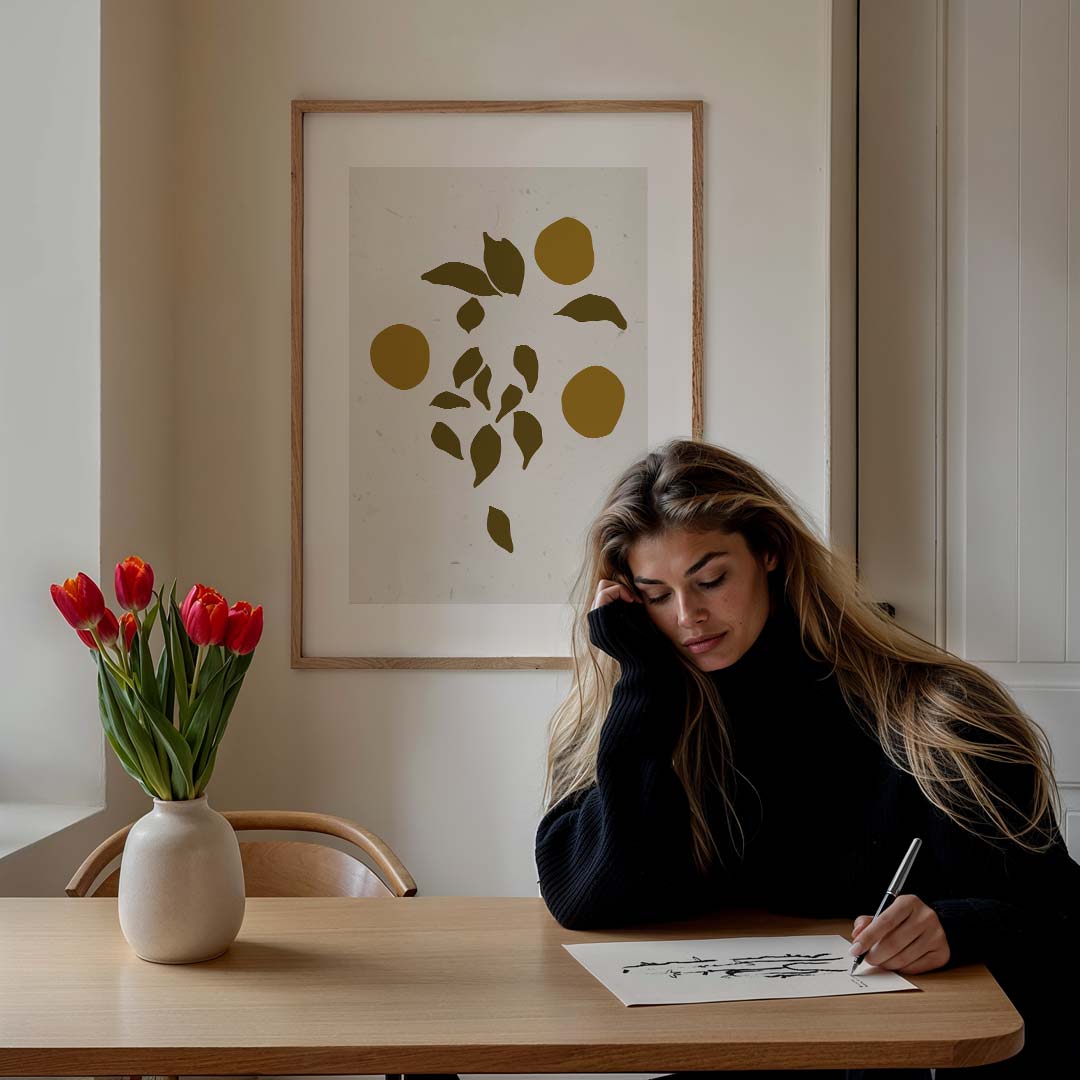 Botanische Kunstposter-WallArtistic