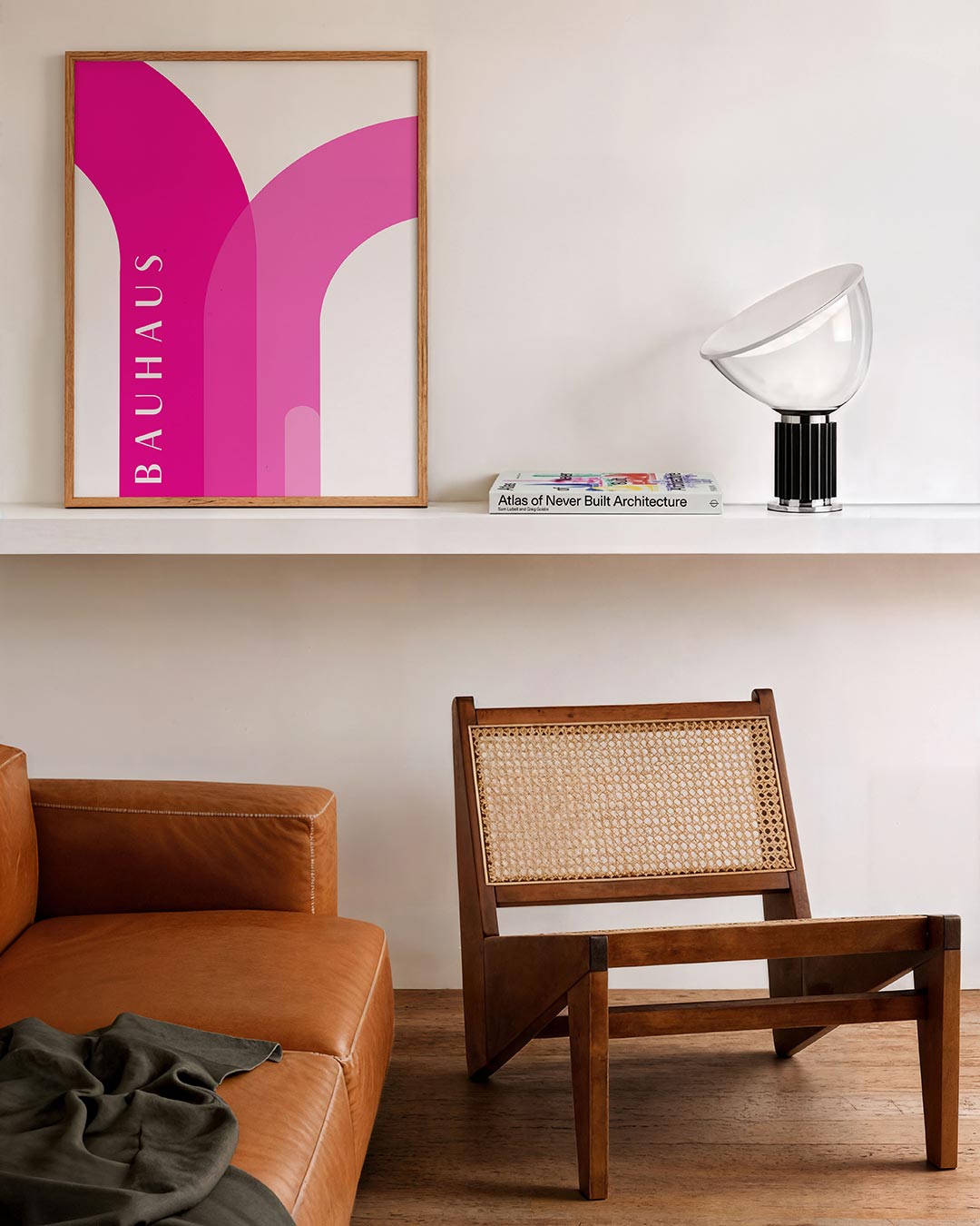 Kleurvlakken en lijnen Poster