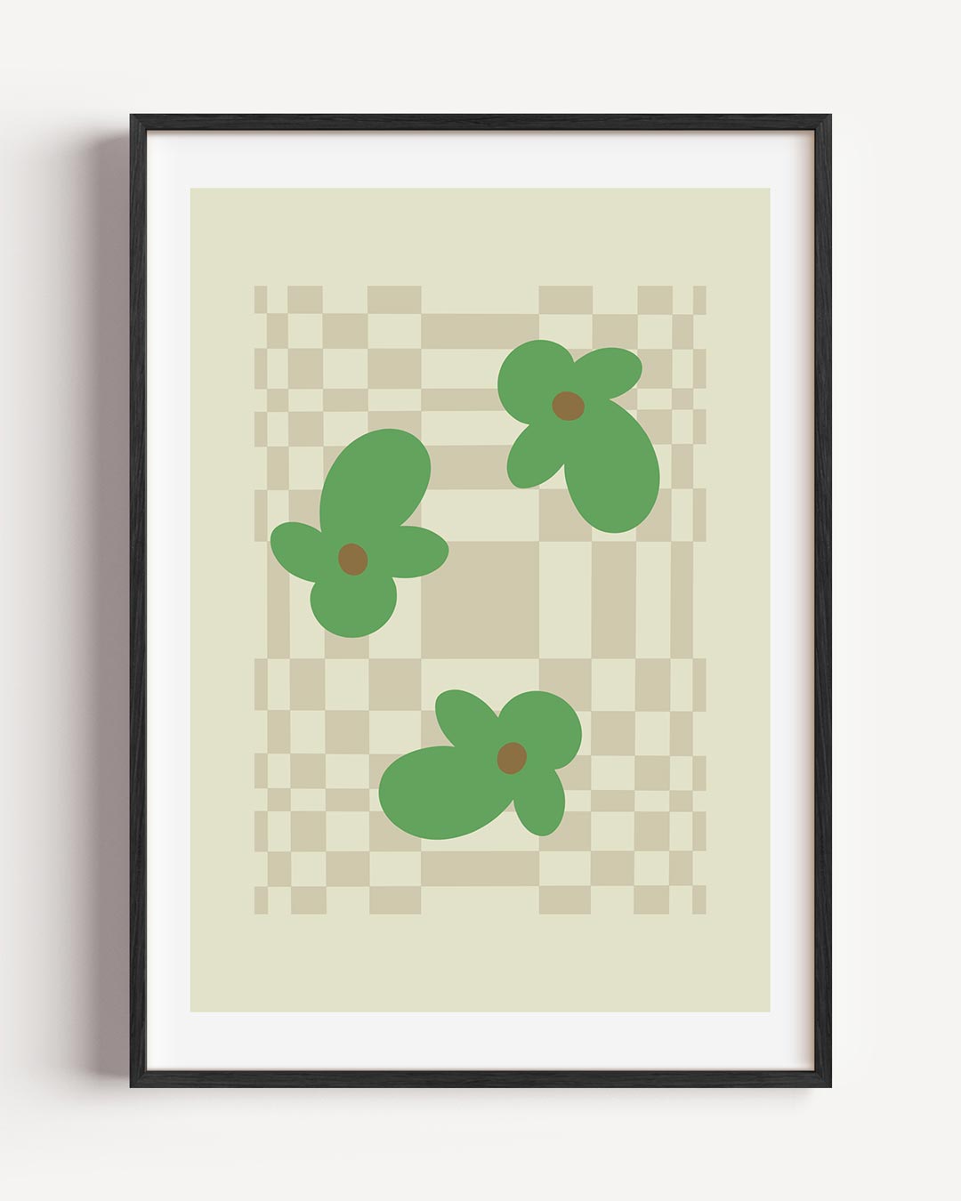 Retro Bloemen Poster-WallArtistic