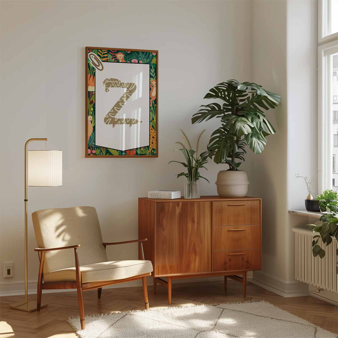 Jungle Alfabet Poster