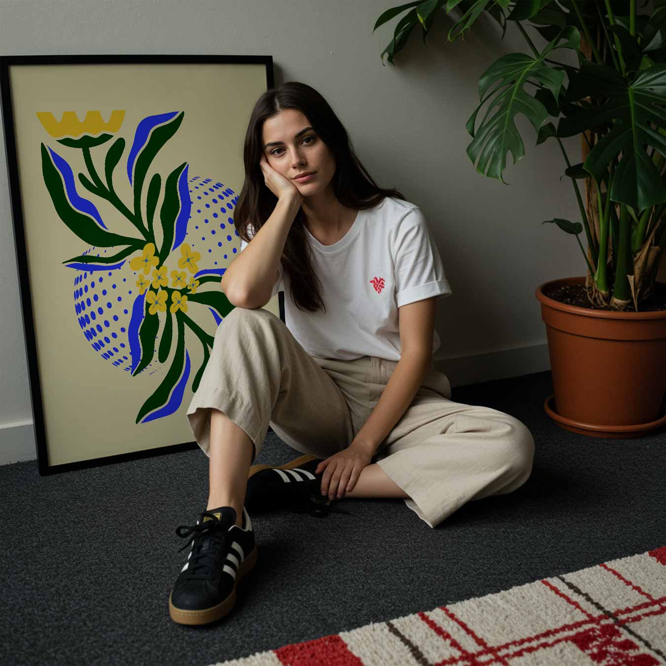 Bloemenpracht Illustratie Poster