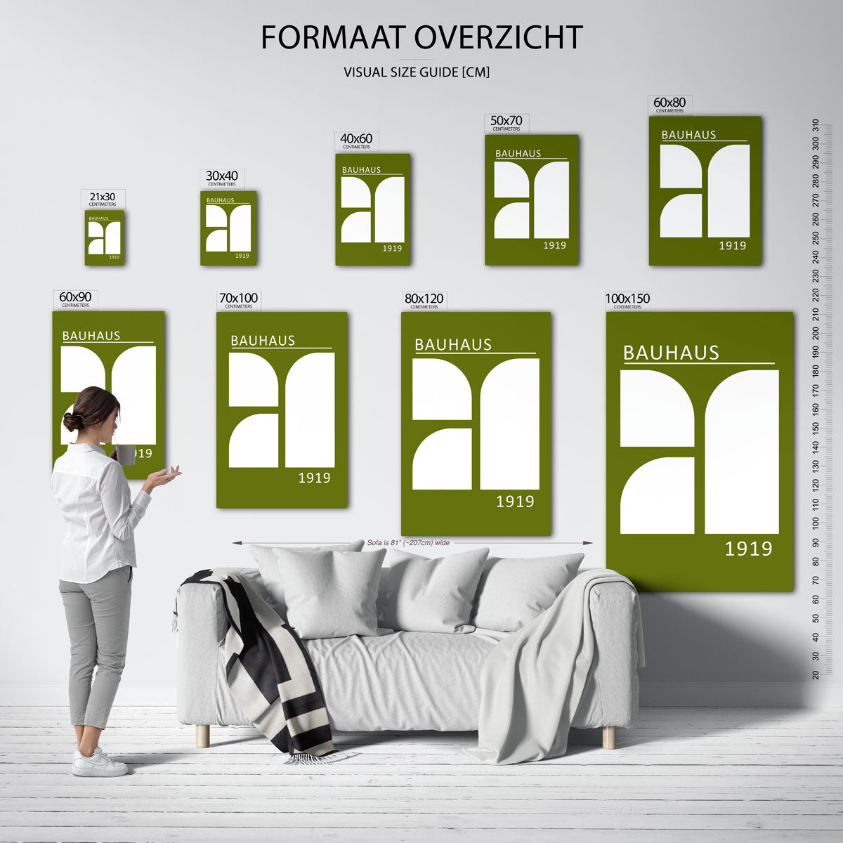 Vormen en vlakken Poster