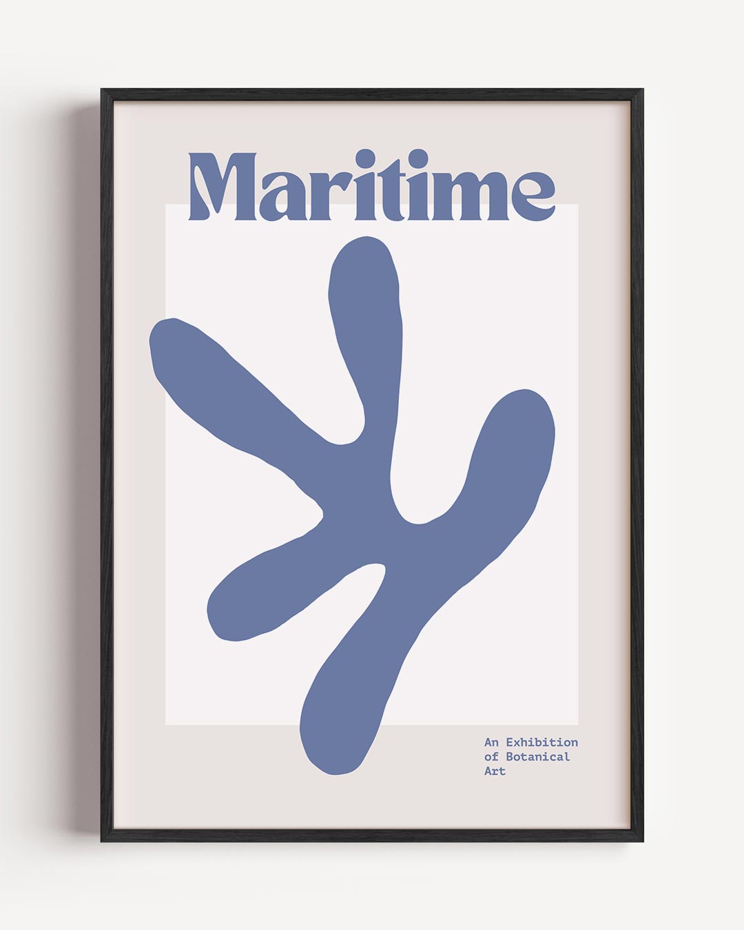 Maritime Botanische Kunst Poster-WallArtistic