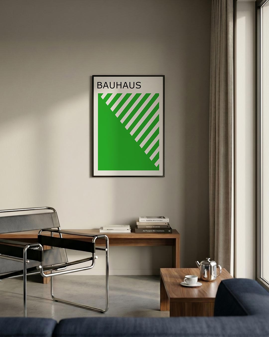 Diagonal lijnen Poster