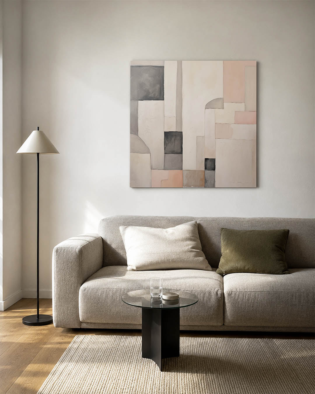 Geometrische vormen Kunstwerk