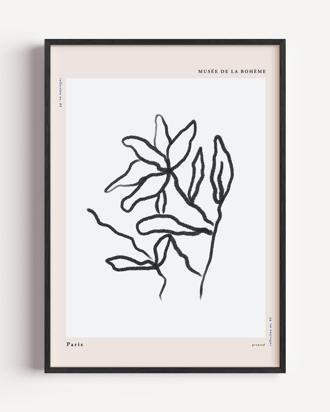 Botanische Lijntekening Poster-WallArtistic
