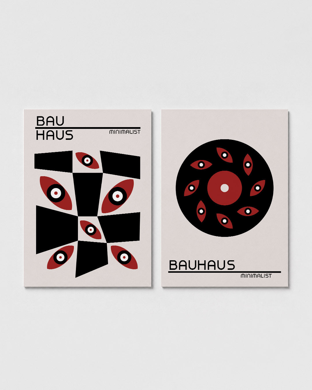 Vorm en kleurenspel Posterset