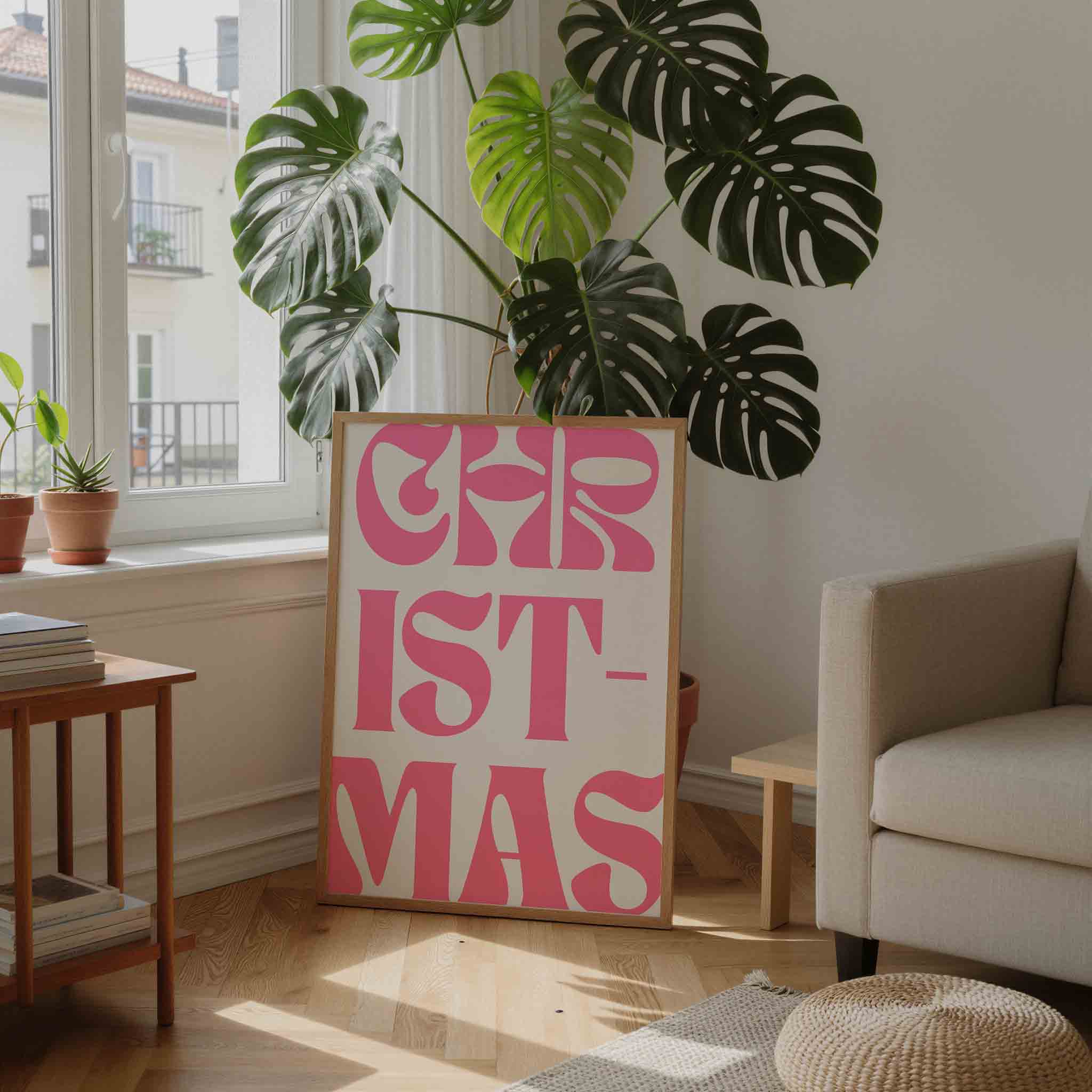 Christmas typografie Poster
