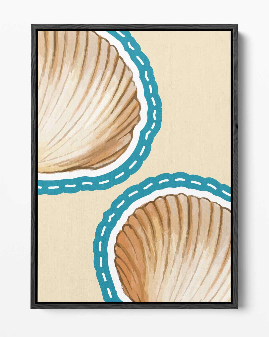 Schelpensymfonie Kunstwerk-canvas-dibond-plexiglas-wanddecoratie-WallArtistic