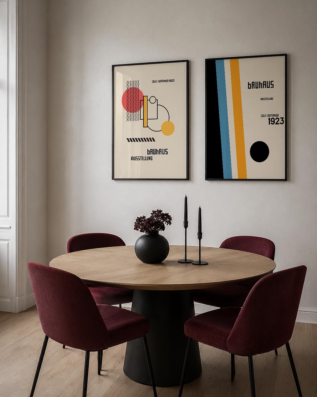 Vormen en kleurvlakken Posterset