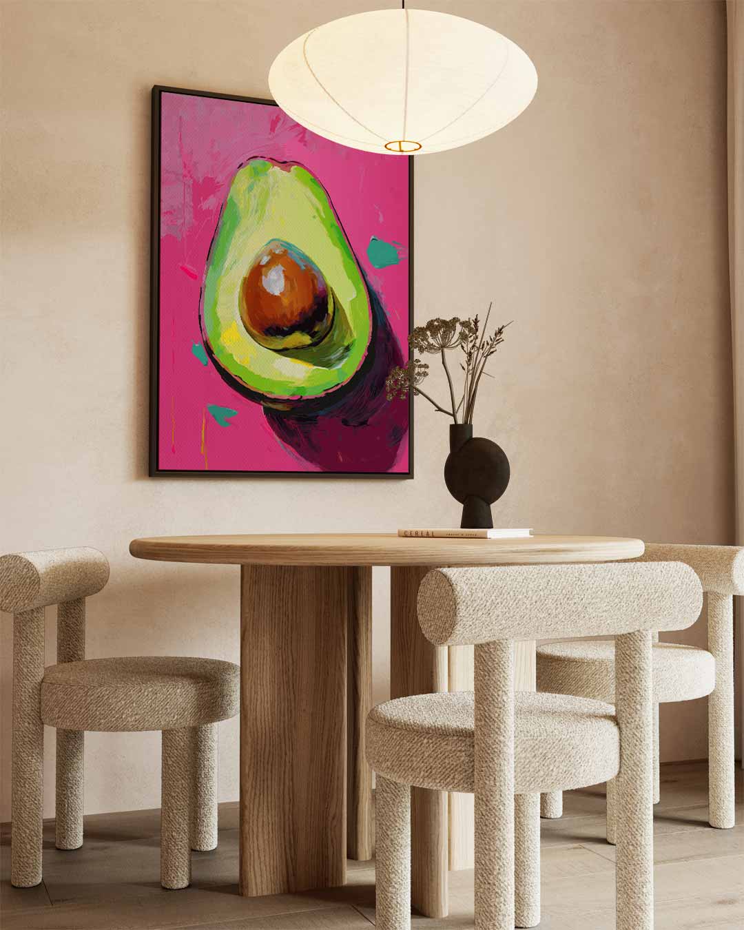 Avocado Delight Kunstwerk-canvas-dibond-plexiglas-wanddecoratie-WallArtistic