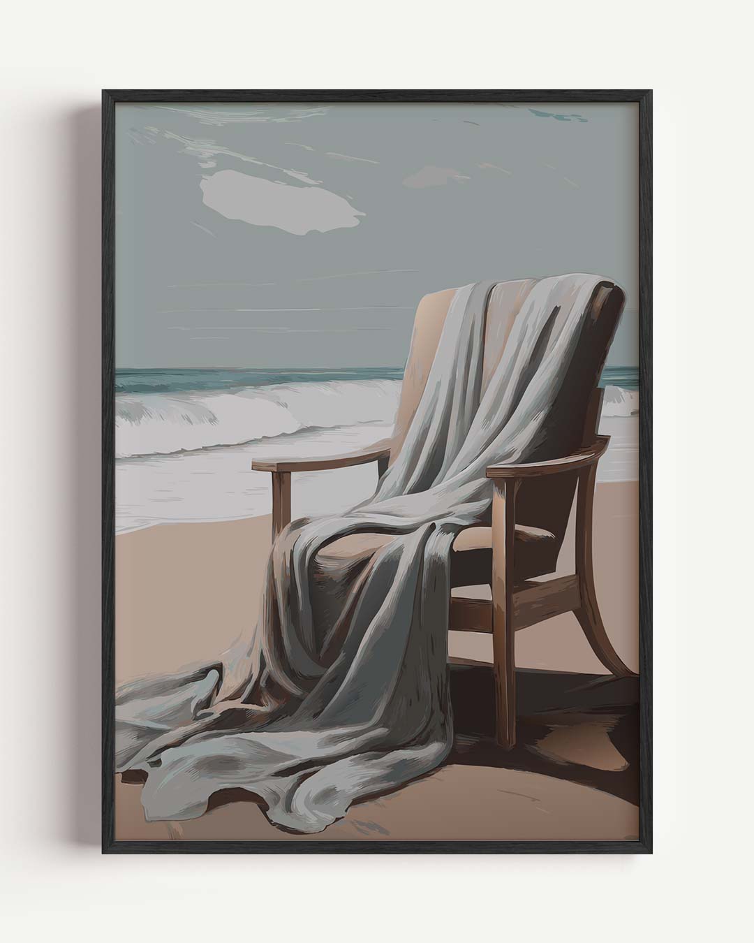 Rustieke Strandsfeer Poster