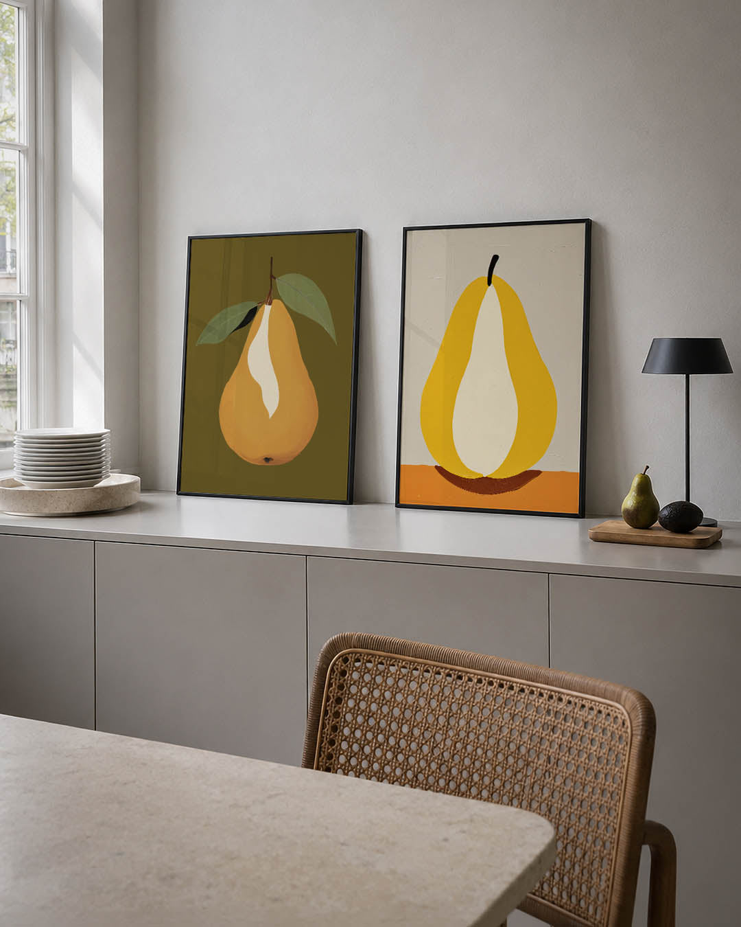 Vruchten en bladeren Posterset