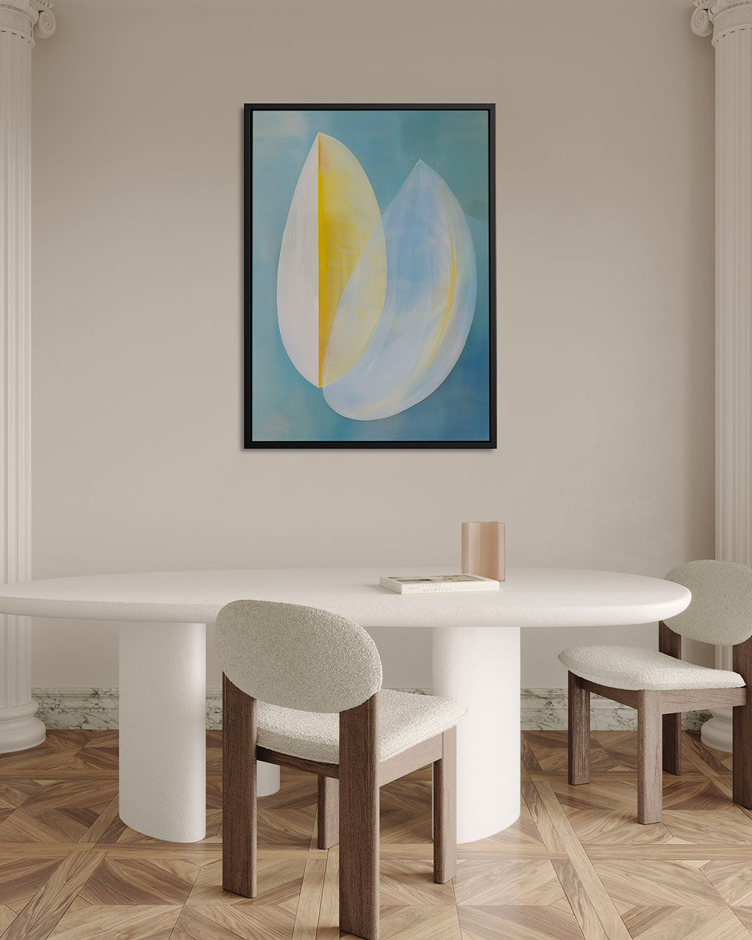 Vloeiende vormen Kunstwerk