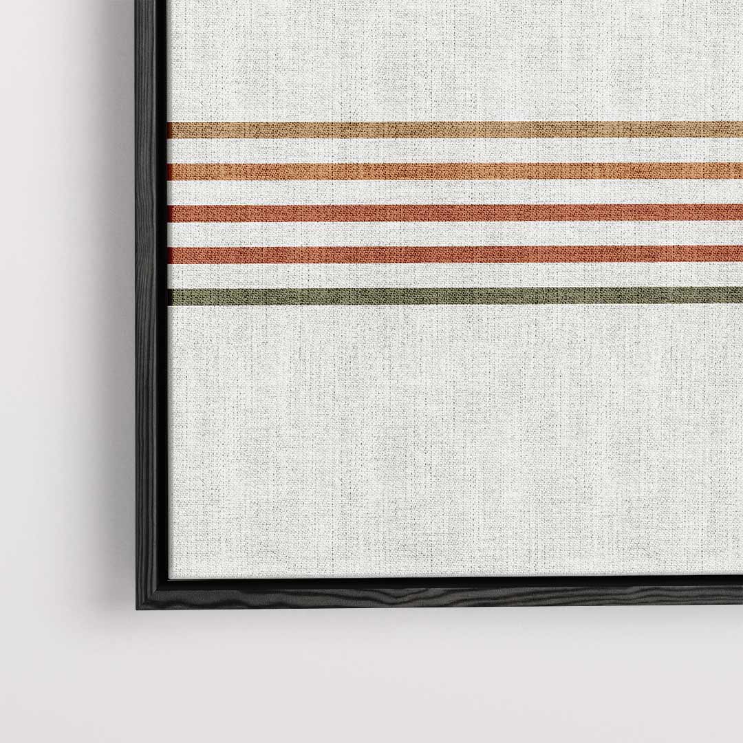Retro Lijnen Kunstwerk Kunstwerk-canvas-dibond-plexiglas-wanddecoratie-WallArtistic