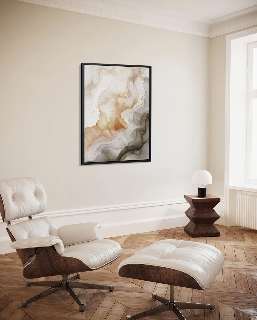Organische lijnen Kunstwerk