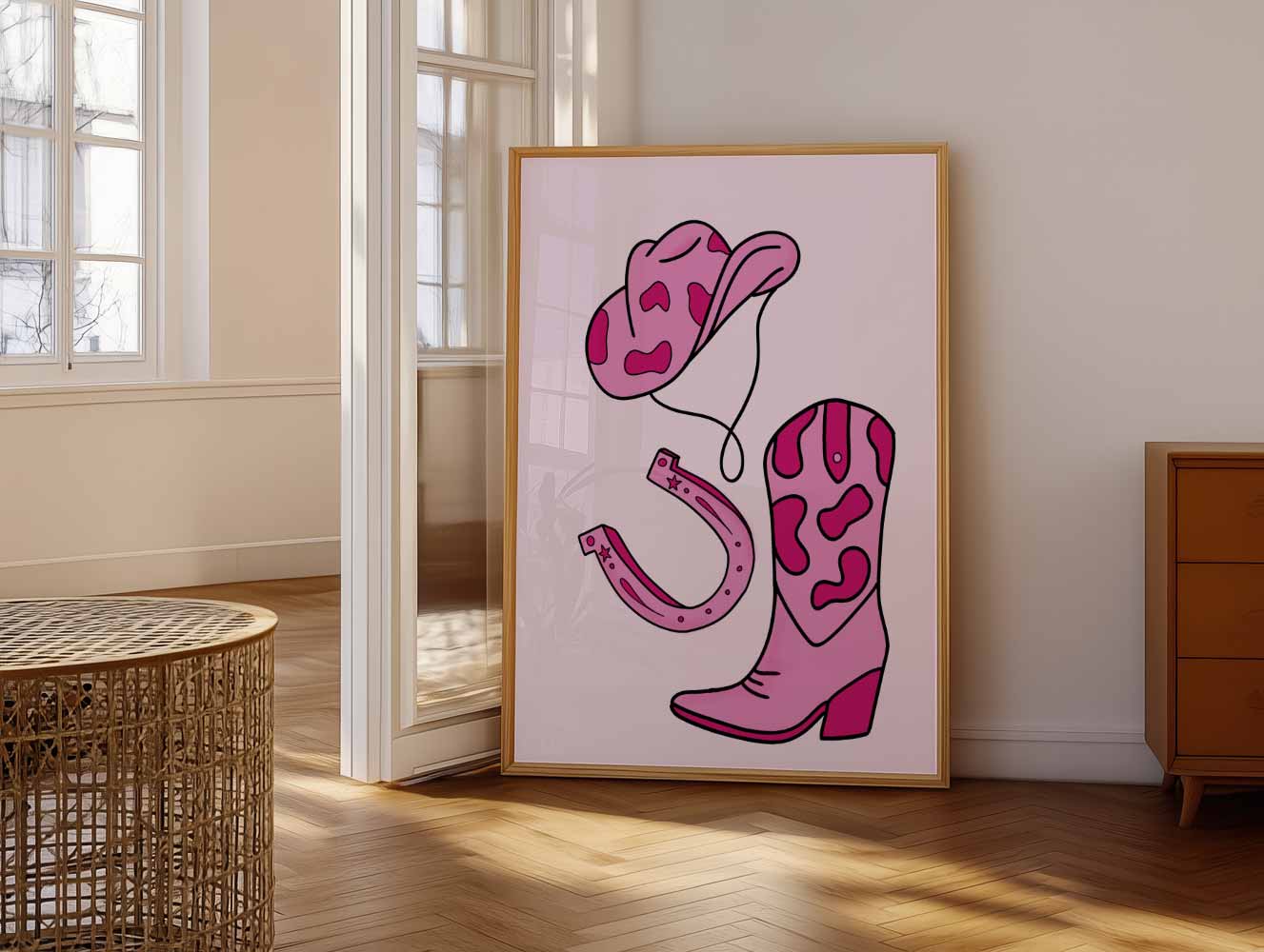 Stoere Western Stijl Poster