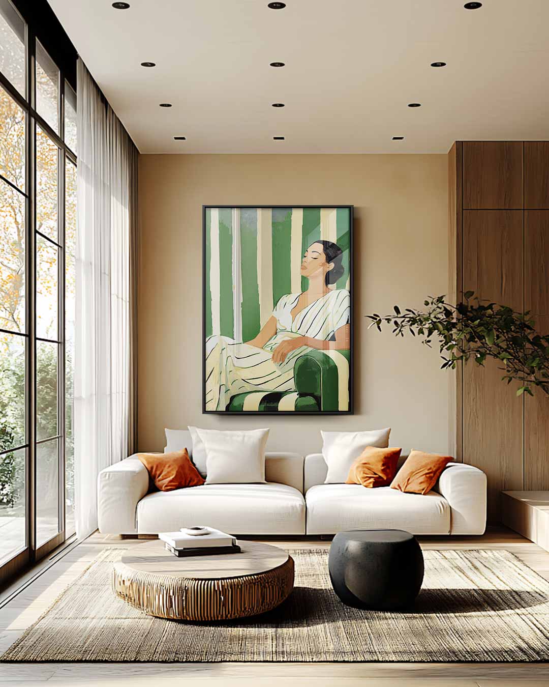 Ontspannen in Stijl Kunstwerk-canvas-dibond-plexiglas-wanddecoratie-WallArtistic