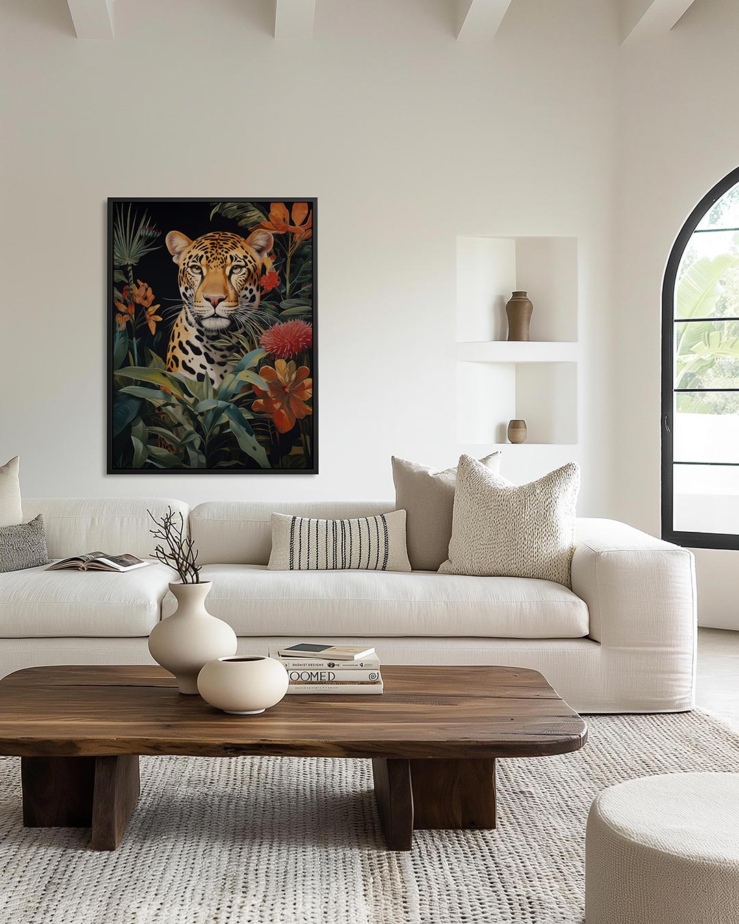 Dier in jungle Kunstwerk