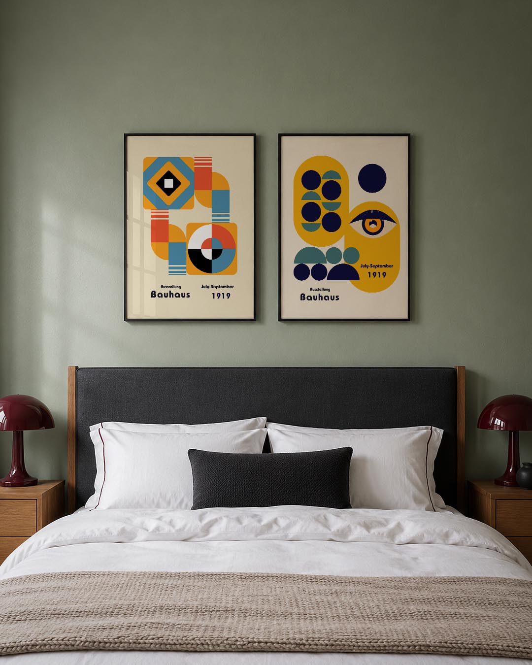 Vorm en kleurenspel Posterset