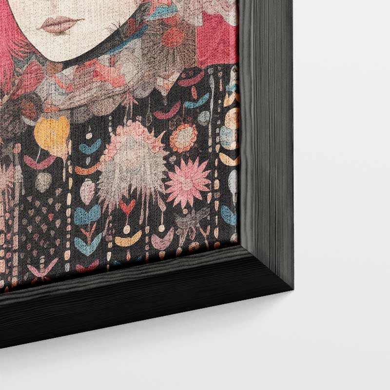 Kleurrijke Fantasiereis Kunstwerk-canvas-dibond-plexiglas-wanddecoratie-WallArtistic