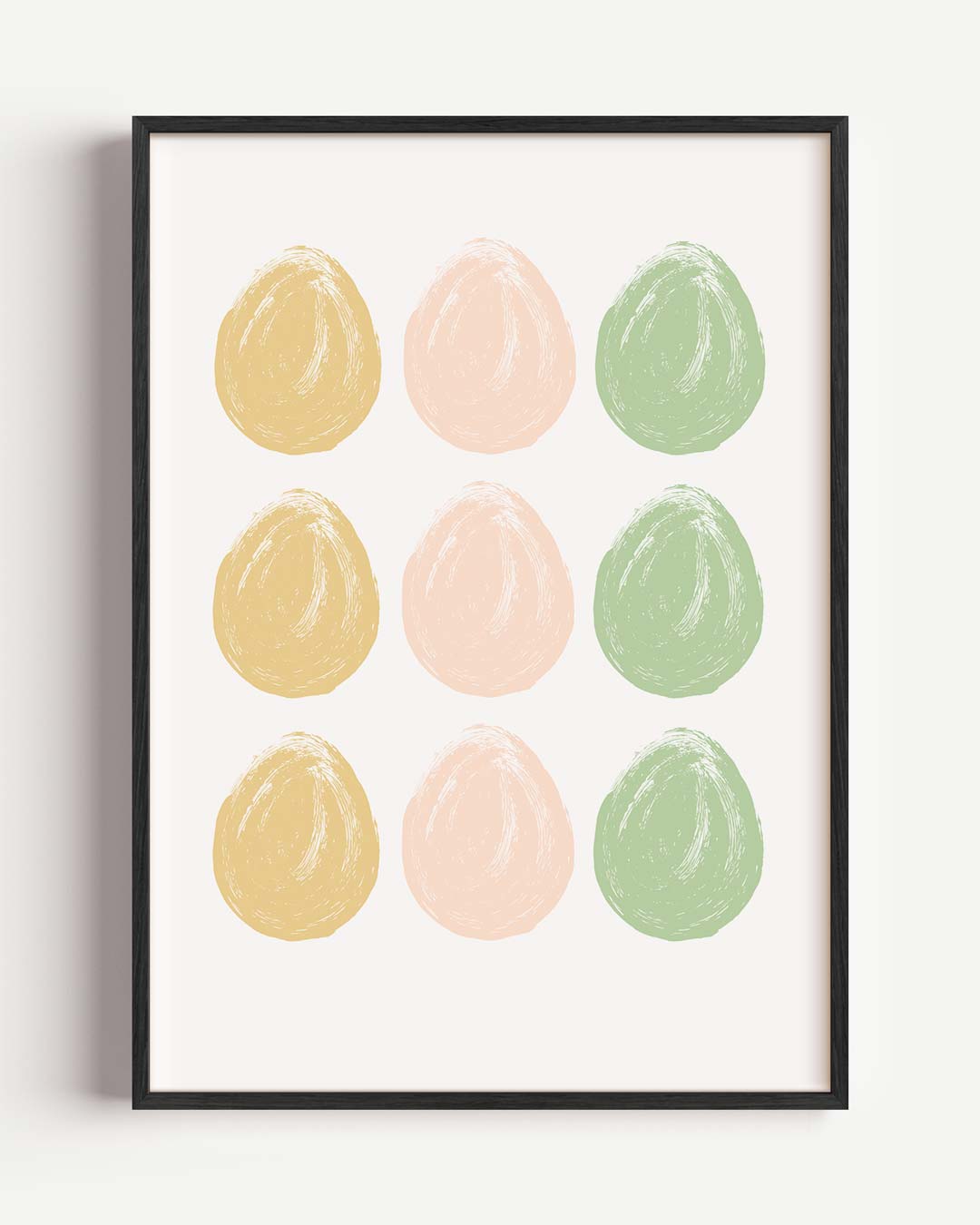 Vrolijke Pastel Dot Art Poster