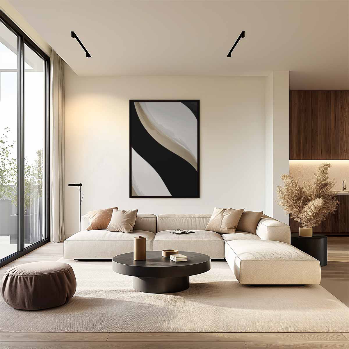 Golven van Rust Kunstwerk-canvas-dibond-plexiglas-wanddecoratie-WallArtistic