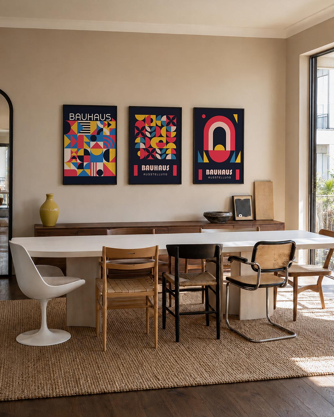 Vormen en kleurvlakken Posterset