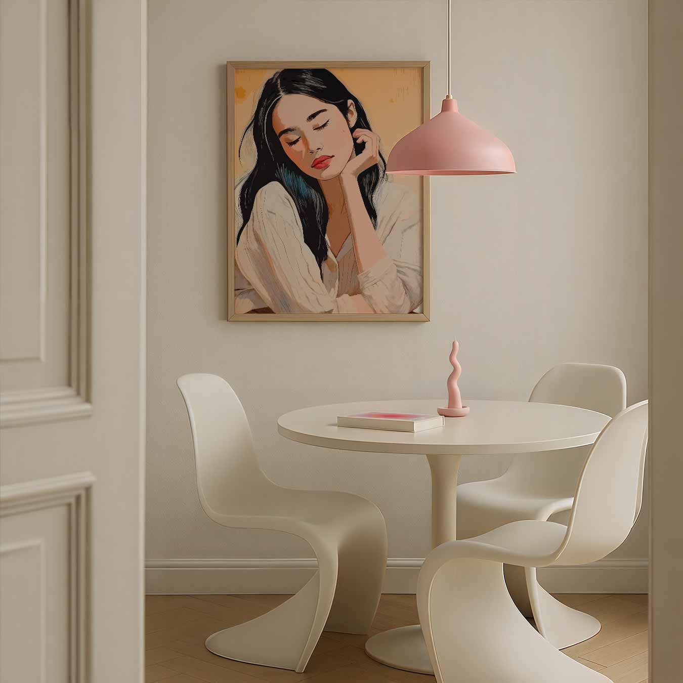 Dromerige Portretkunst Poster