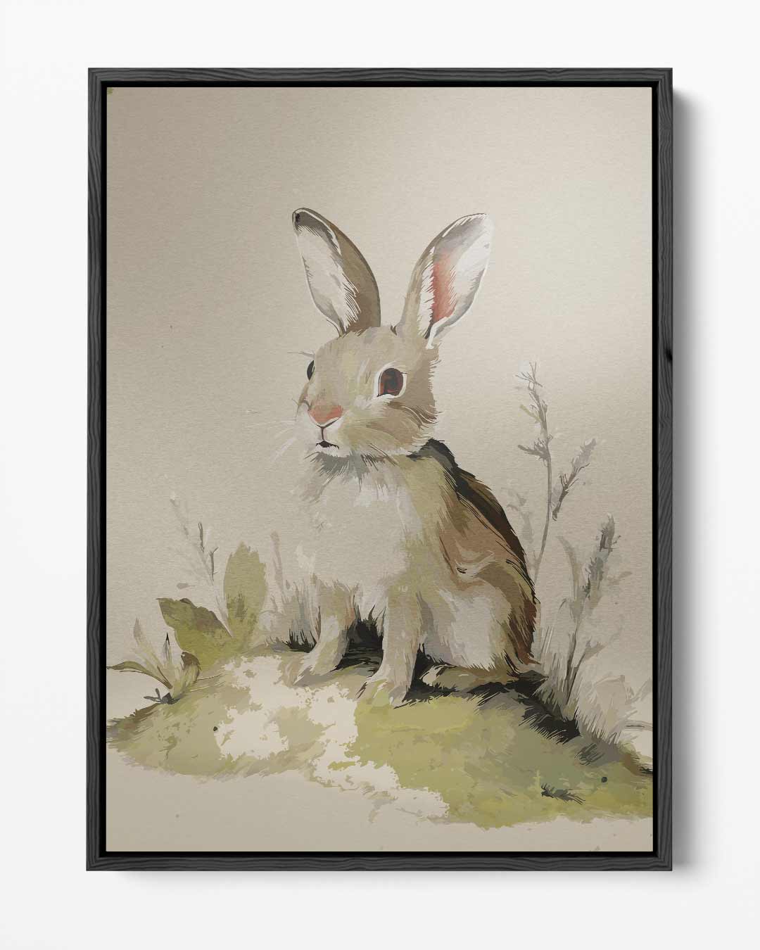 Schattig Konijn in de Natuur Kunstwerk-canvas-dibond-plexiglas-wanddecoratie-WallArtistic