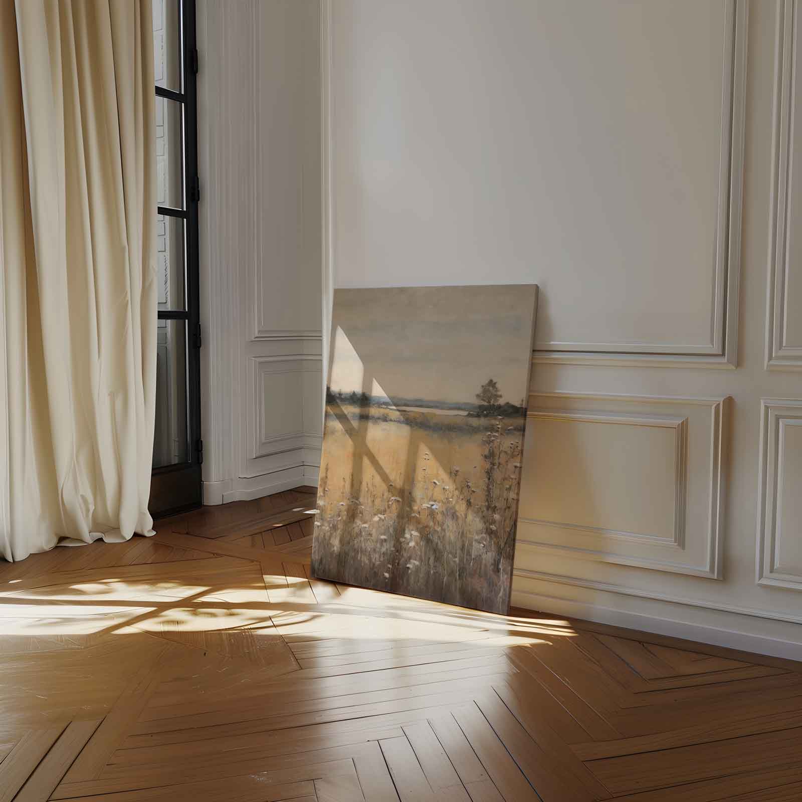 Rustiek Landschap in Herfstkleuren Kunstwerk-canvas-dibond-plexiglas-wanddecoratie-WallArtistic