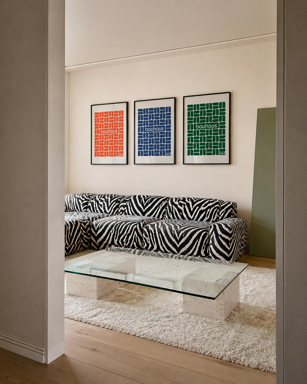 Vormritme en kleur Posterset