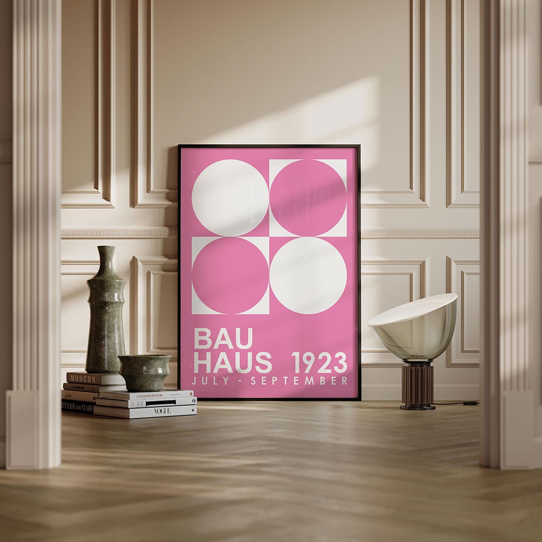 Cirkel en vierkant Poster