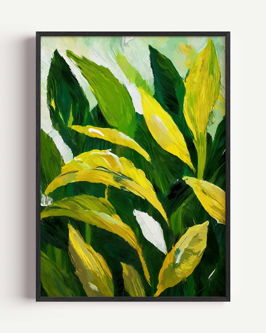 Groene Tropische Bladeren Poster