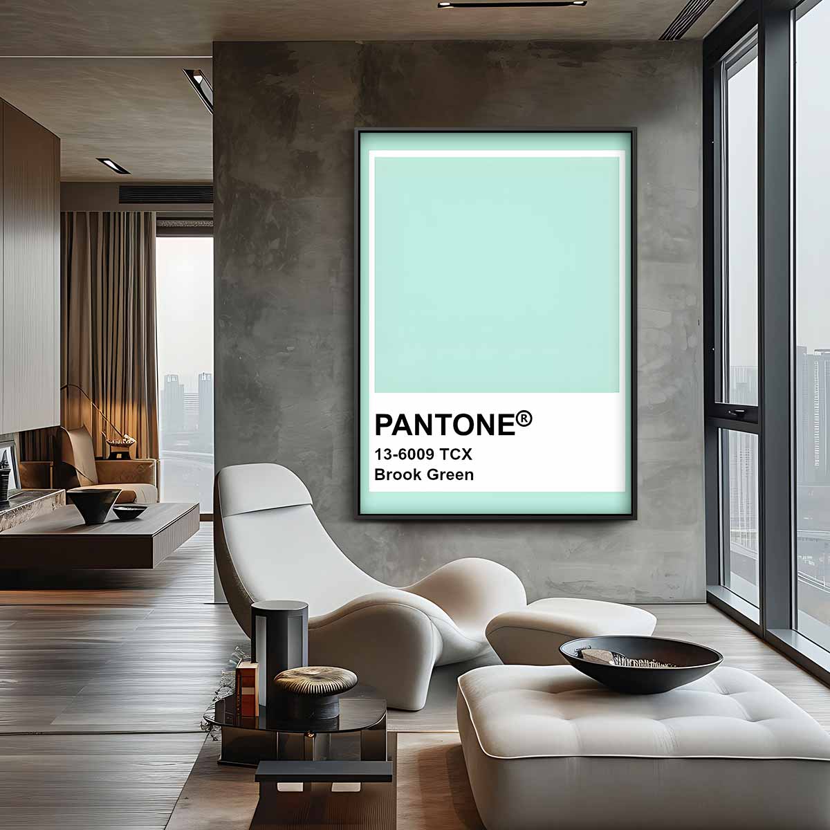 Frisse Bries Groen Kunstwerk-canvas-dibond-plexiglas-wanddecoratie-WallArtistic