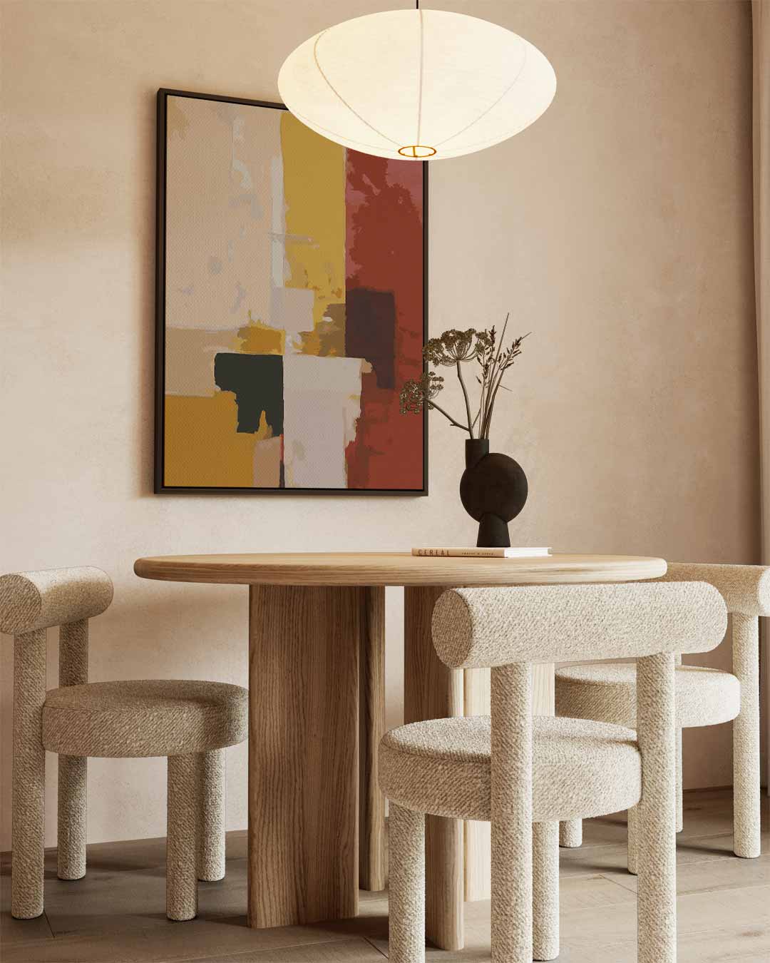 Warm Contrast Kunstwerk-canvas-dibond-plexiglas-wanddecoratie-WallArtistic