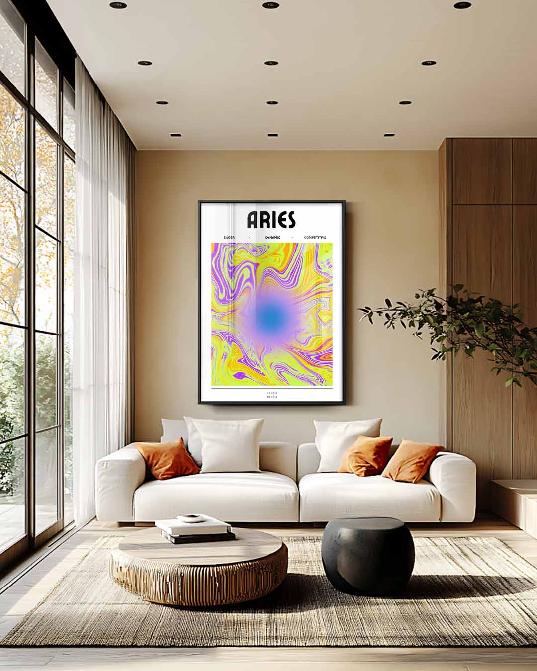 Abstract kunstwerk Kunstwerk-canvas-dibond-plexiglas-wanddecoratie-WallArtistic