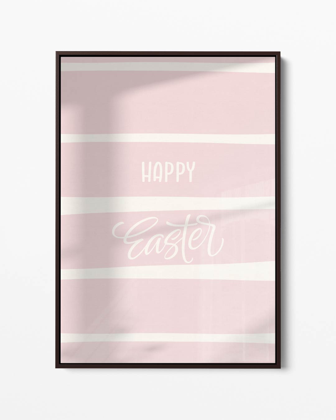Vrolijk Pasen Retro Stijl Poster Kunstwerk-canvas-dibond-plexiglas-wanddecoratie-WallArtistic