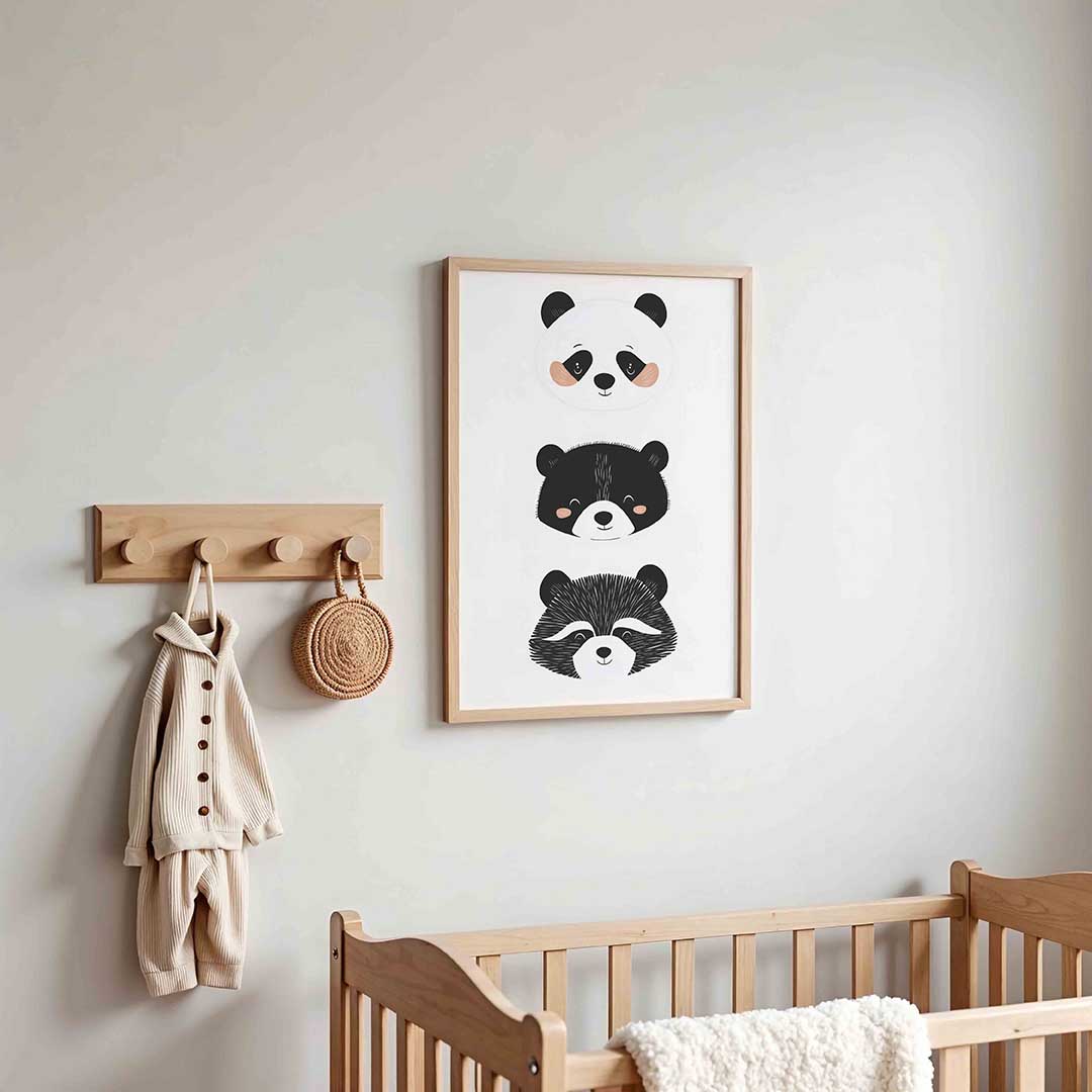 Dierengezichten Poster