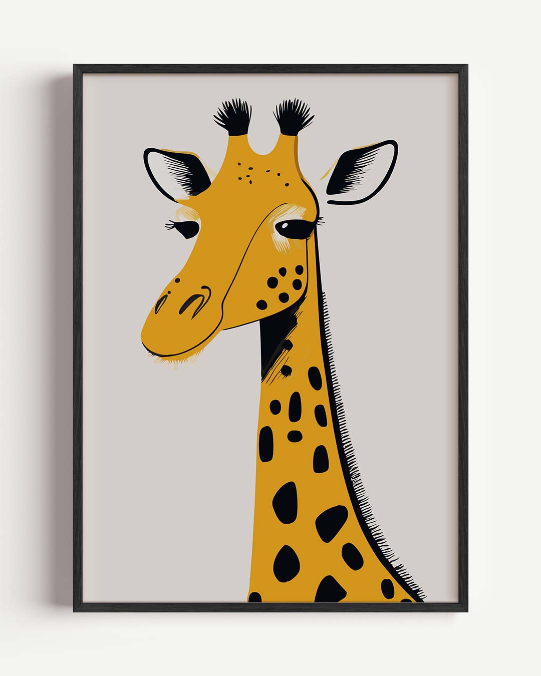 Stijlvolle Giraffen Print Poster