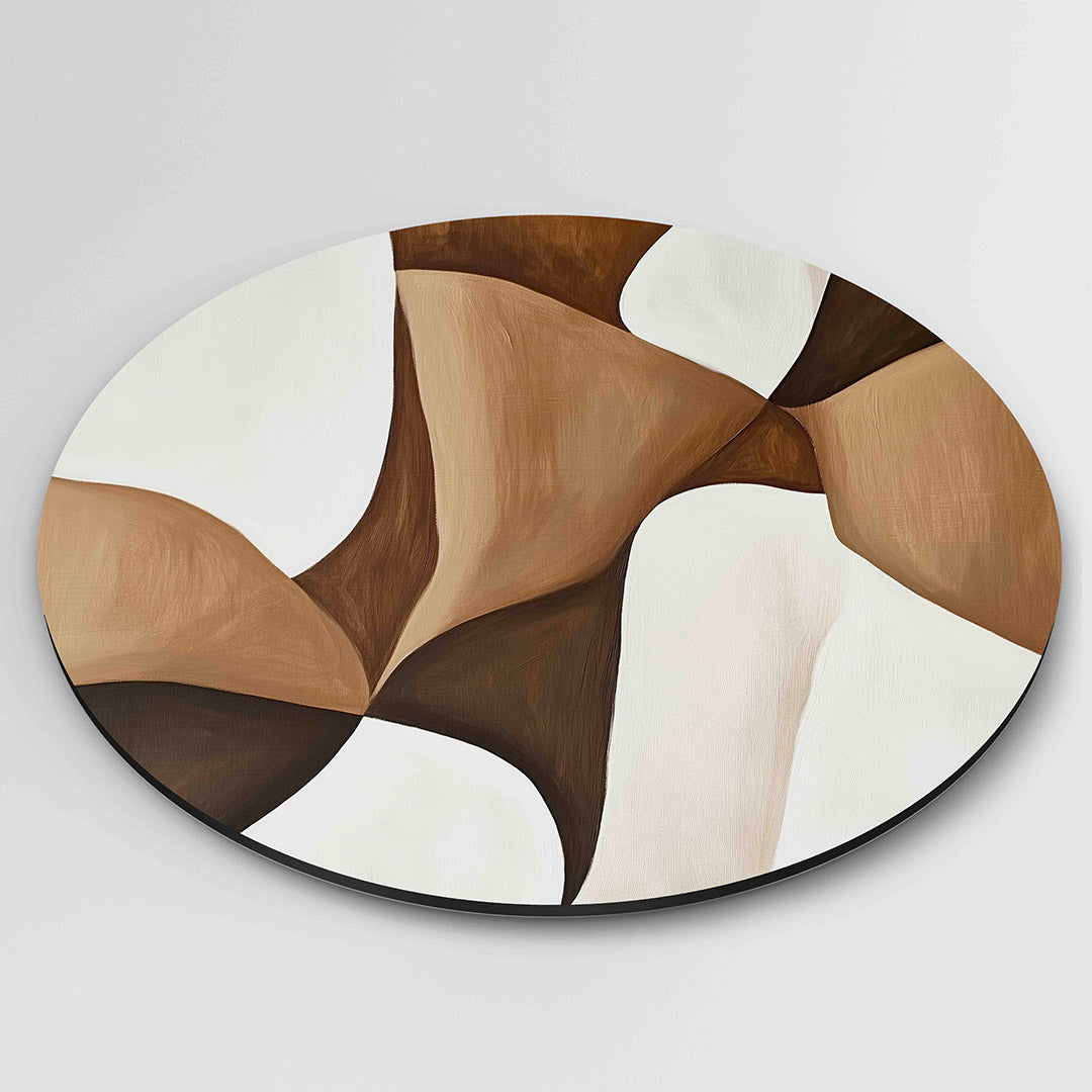 Abstracte vormen Muurcirkel