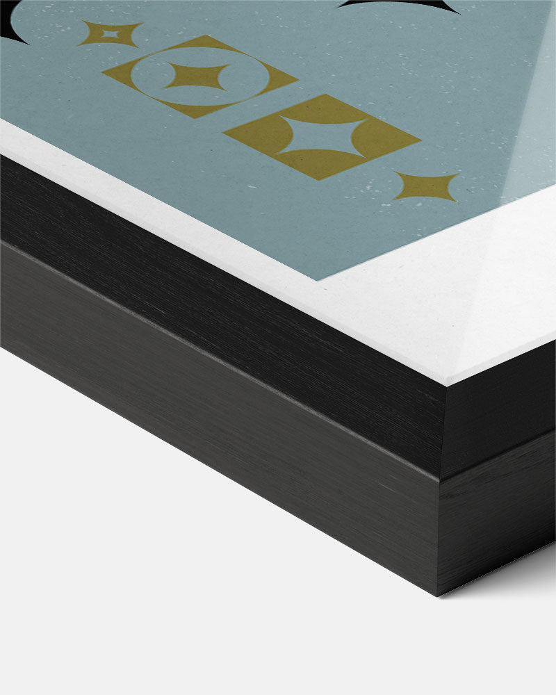 Geometrische Sprankeling Poster-WallArtistic